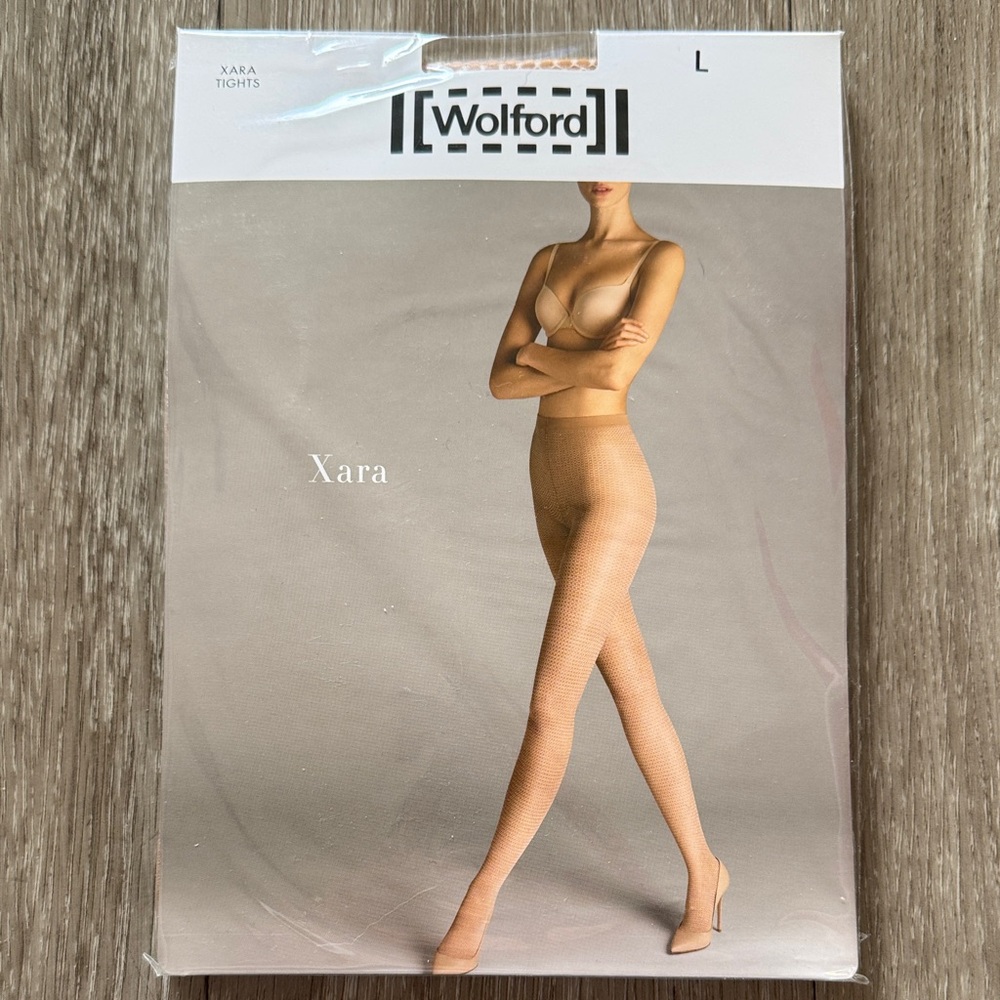 Wolford Xara Tights in Gobi/White
